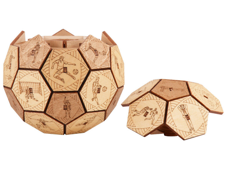 EscapeWelt Dřevěný hlavolam Quest Ball